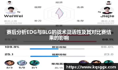赛后分析EDG与BLG的战术灵活性及其对比赛结果的影响